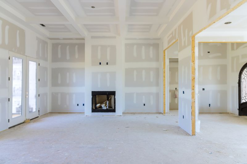 Drywall Installation in Living Room